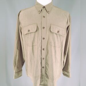Vintage Orvis Fishing Shirt Men's Size Large Long Sleeve Button Down